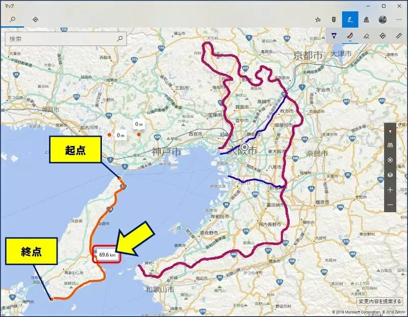 地図に描画し、地図をカスタマイズする