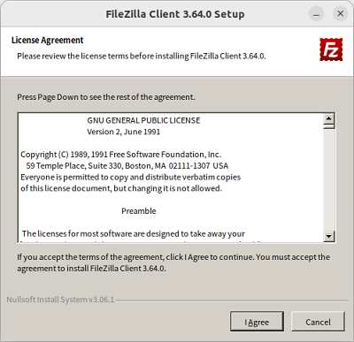 この方法で、Windows版の【FileZilla】をインストールしてみた