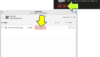 Linux Mint 側では、画面の右上に「新しい着信ファイル」のメッセージが表示され、Warpinatorウィンドウには「あなたの承認待ち」が表示される